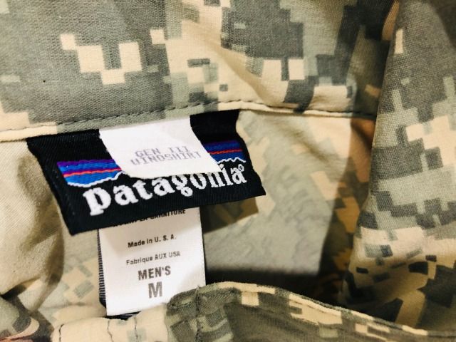 レトロx patagonia USAモデル　限定　カモ　迷彩　camo 新品